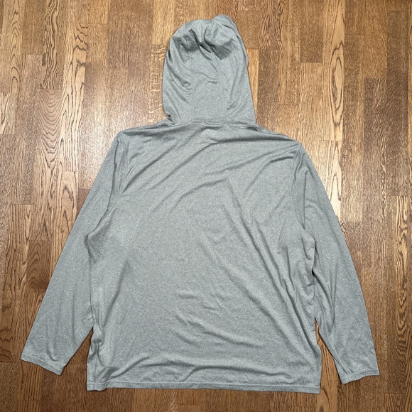 Polo Ralph Lauren Performance P Wing Gray Athletic Lightweight Hoodie Mens 2XL - Picture 2 of 11